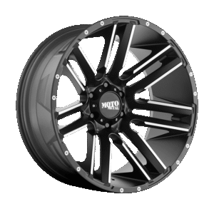 MOTO METAL® - MO978 RAZOR Satin Black with Machined Spokes