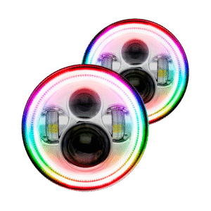 Oracle Lighting® - Round Color Halo Sealed Beam Headlights